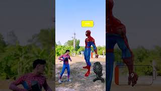 SpiderMan Punch  Spiderman transforms into Super SpiderMan and fights Venom short spiderman [upl. by Abram]