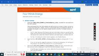 Excel 2019  Module 8 End of Module Project 1  Four Winds Energy  PERFORM WHAT newperspectives [upl. by Ralfston]