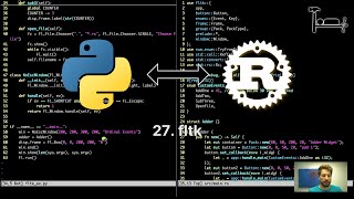 27 fltk cross platform GUI  From Python to Rust [upl. by Berl]