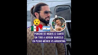 📢 Poncho de Nigris y Adrián Marcelo hicieron el oso en pleno México vs Argentina [upl. by Noirret]