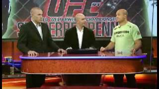 GSP and Penn UFC 94 Interview Part 1 [upl. by Duester60]