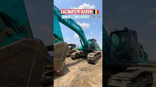 EXCAVATOR KEREN🇧🇪 TRUK amp BULLDOZER🏁bekoexcavatortrukolenglabubuteloletcranehantutruksapiff [upl. by Krisha]