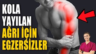 KOLA YAYILAN AĞRI İÇİN EGZERSİZLER aktifizyo kolağrısı fiziktedavi boyunağrısı [upl. by Arhaz306]