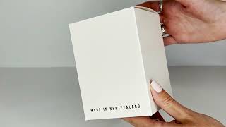 WHITE GLOSS FINISH GIFT BOX MEDIUM TALL [upl. by Bren]