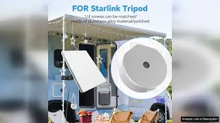 Starlink Mini Mount for RVYachtCamperGuardrails Starlink Mini Adjustable Clamp Review [upl. by Anwahs]