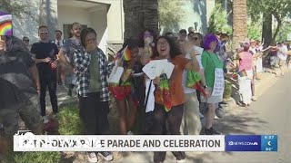 Thousands attend annual Phoenix Pride Parade [upl. by Bovill606]