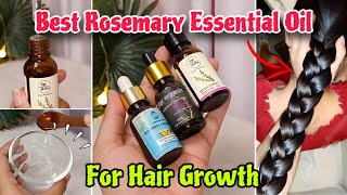 Top 3 Best Rosemary Essential Oil for Hair Growth [upl. by Maximo]