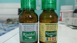 Rinifol dry syrup Vs Rinifol Z dry syrup difference in English [upl. by Dagley]