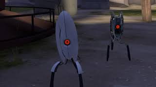 Portal 2 Turret rig test Turret and Defective turret [upl. by Malita901]