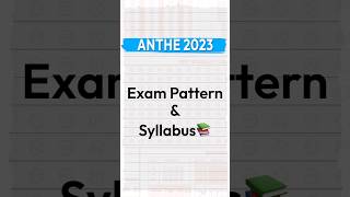 Understanding ANTHE Exam Pattern and Syllabus📖 anthe aakash anthesyllabus [upl. by Reifinnej]