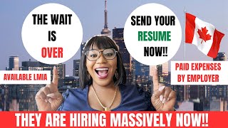 THESE LMIA JOBS ARE AVAILABLE FOR YOU 2 APPLY  CANADIAN EMPLOYERS HIRING WITH LMIA SEND RESUME NOW [upl. by Ayr]