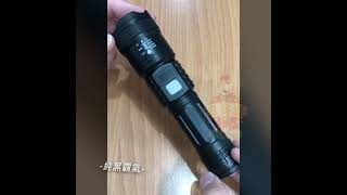 XHP30手電筒 三段模式 強光手電筒 超亮手電筒 變焦手電筒 特種強光手電筒 爆閃功能 多功能手電筒 USB文山批發 [upl. by Ariaes822]