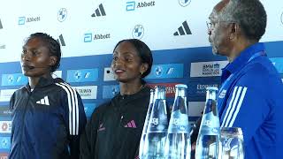 Berlin Marathon 24 September 2023 Frauen Tigst Assefa Siegerin 2022 about world record [upl. by Pence]