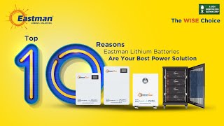 10 Reasons to Choose Eastman Lithium Batteries for Reliable Power [upl. by Barth21]