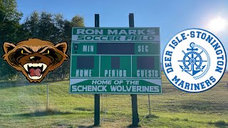 Schenck Wolverines VS Deer Isle Mariners Schenck High School Soccer Season 2024 [upl. by Eiggep666]