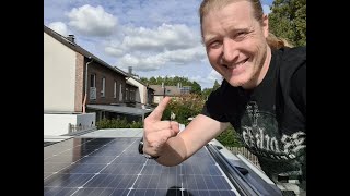 Photovoltaik Solar Modul für Gebäude auf dem Camper Über 300 Watt für 100€ Leistungstest Vanlife [upl. by Esilehc876]