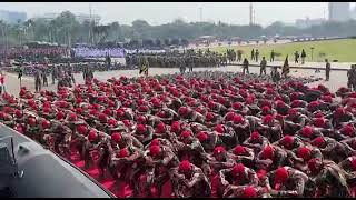 YEL YEL FULL KOPASSUS HUT TNI 78  MONAS JAKARTA [upl. by Oninrutas]