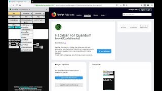 How to Install hackbar for Firefox Quantum 2018 [upl. by Yldarb]