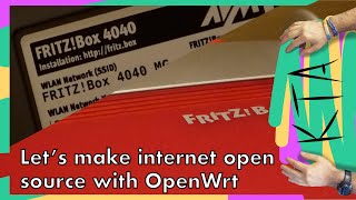 How to install OpenWRT on your FritzBox [upl. by Rick958]