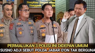 Permalukan 3 Polri di Persidangan Susno Adji Sebut Polda Jabar OON Tak Mengerti Kinerja Penyidik [upl. by Uzial]