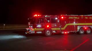 Jarrettsville Volunteer Fire Company  Rescue 7 Responding [upl. by Kary937]