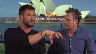 Chris Hemsworth amp Mark Ruffalo burn Russell Crowe [upl. by Karim]