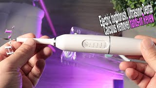 Electric toothbrush Ultrasonic Dental Calculus Remover handson Review [upl. by Anileba]