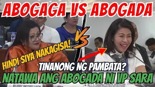 ABOGADA NI VP SARA NATAWA NALANG SA MGA PAMBATANG TANONG NI LUISTRO duterte dds bisdak [upl. by Brocky]