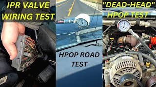 OBS FORD 73 POWERSTROKE HPOP TEST [upl. by Airotciv]