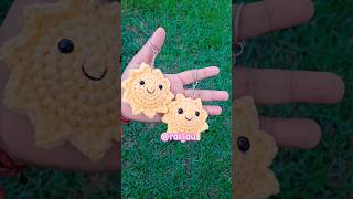 Llavero sol 🌞crochet amigurimi pedido amigurumiscrochet cute amigurumilovers handmade sun [upl. by Shelby]