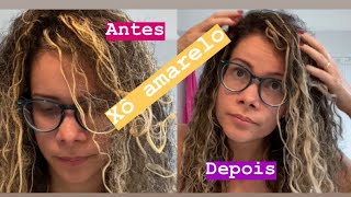 Como neutralizar o amarelo no pós mechas [upl. by Myra]