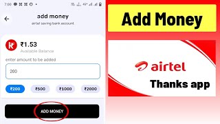 How to add money in airtel payment bank  How to add money in airtel app [upl. by Nylavad]