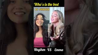 Aayi Nai stree2 movie cover Songs battle  Rhythm VS Emma Heestersshorts coversongsmaahup [upl. by Clayson983]