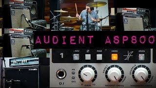 Audient ASP800 Review  12 Track Test Recording [upl. by Asuncion60]