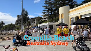 Australia Sydney 4K HDR Walk quotCronulla Beach Sydney Where Sun Sand and Sea Meetquot [upl. by Iene]