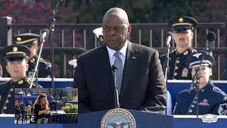 LIVE Secretary of Defense Lloyd J Austin III speaks at a Sept 11th remembrance ceremony [upl. by Eillor]