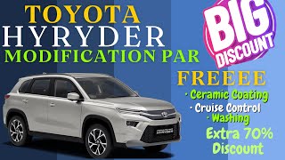 2024 TOYOTA HYRYDER Base To Top Modification With Price ✅ Best INTERIOR ✅ DIWALI KA BUMPER OFFER ✅ [upl. by Deth973]