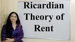 Ricardian Theory of Rent [upl. by Norel]