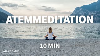 Atemmeditation  geführte Meditation für mehr Achtsamkeit und Entspannung  10 Minuten loslassen [upl. by Gardas773]