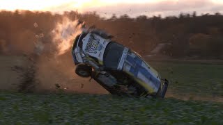 Saaremaa rally 2024  big crash mistakes [upl. by Griffie]