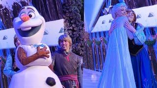 For the First time in Forever a Frozen Sing a long with Olaf amp Holiday Finale 2022 [upl. by Ahseinar]