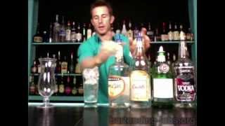 DIVE BARTENDING Long Island Iced Tea Recipe [upl. by Nawtna]