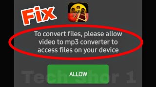 How to Fix Video to mp3 Converter Not Starting Problem Solve [upl. by Loris]