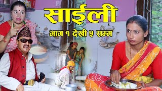 गरिबका पनि दिन आउछन Nepali Serial Saili साईली Part 1 to 5 [upl. by Esidarap498]