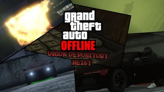 Grand Theft Auto Offline The Union Depository Heist Remastered [upl. by Aihtniroc902]