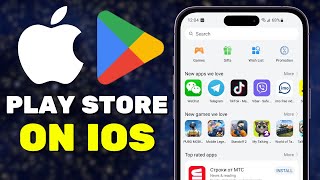 How To Download Google Play Store Apps on your iOS Device  Play Store on iPhoneiPad 2024 [upl. by Ransell]