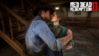 RDR2 Mary Linton and Arthur Kiss Scene Best Moment in Red Dead Redemption 2 [upl. by Tawnya]