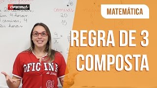 Como Fazer Regra de 3 Composta [upl. by Nylarej]