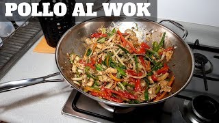 SALTEADO de POLLO con Verduras ◼️ ⛩️ WOK de POLLO Estilo CHINO 🍗⛩️  William Priets [upl. by Galan]