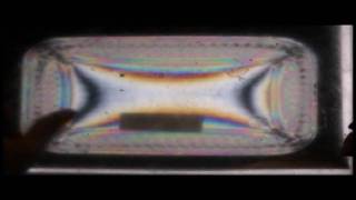 View Stress in Transparent Materials  Recycled LCD Polarizers [upl. by Emmerich]